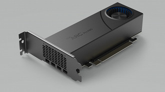 Placa de vídeo Intel Arc Pro A50. Fonte: Intel