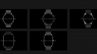 As cinco variantes do smartwatch Nord Watch da OnePlus Fonte: 91Mobiles