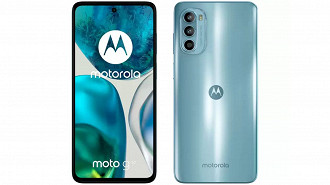 Moto G52 azul em oferta