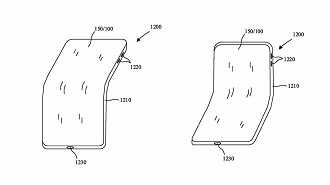 Camada de exibição dobrável da Apple