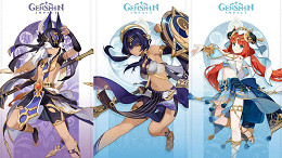 Genshin Impact 3.1: Banner dos personagens Nilou, Cyno, Candace é revelado Genshin Impact 3.1: Banner dos personagens Nilou, Cyno, Candace é revelado