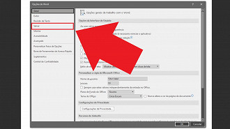 Passo 03 - Como alterar a maneira que os arquivos do Word, Excel ou PowerPoint são salvos automaticamente. Fonte: Vitor Valeri