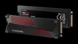 SSD M.2 NVMe 2.0 PCIe 5.0 Samsung 990 Pro é lançado oficialmente e tem especificações, preço e data revelados. Fonte: Samsung