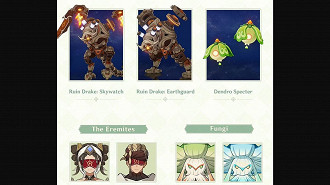 Novos inimigos em Genshin Impact 3.0. Fonte: HoYoverse