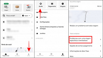 Como abrir uma reclamação na Uber?