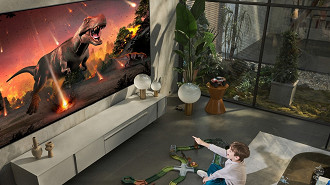 Imagem ilustrativa da smart TV OLED LG 97G2. Fonte: LG