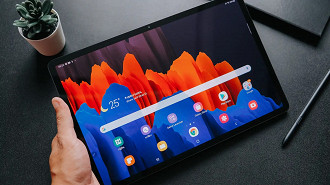 Tablets Samsung Galaxy Tab S7 e S7+ recebem Android 12L através da One UI 4.1.1. Fonte: Shutterstock
