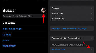 Como fazer a atualização de aplicativos no iOS.