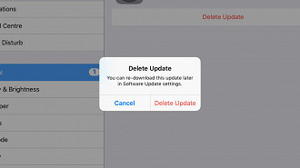 Como excluir a atualização do iOS baixada no iPhone.