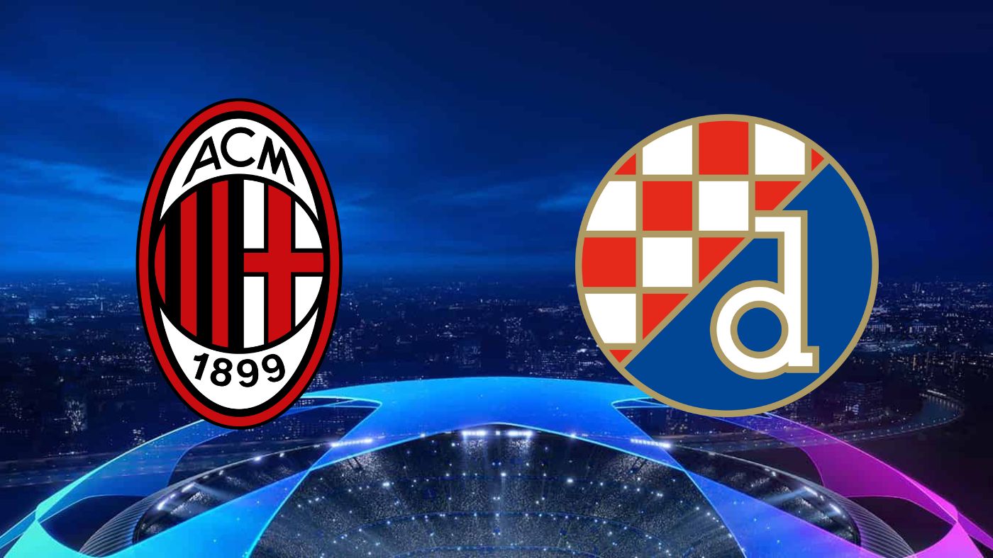 Dinamo Zagreb x Milan: onde assistir ao jogo da Champions League