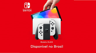 Versão OLED do console Nintendo Switch é anunciada no Brasil. Fonte: Nintendo