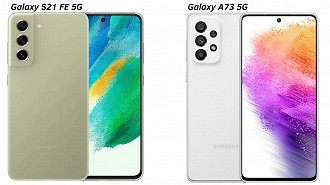 Galaxy S21 FE 5G vs Galaxy A73 5G