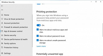 Ativando a proteção avançada contra phishing no Windows 11 22H2. Fonte: bleepingcomputer Ativando a proteção avançada contra phishing no Windows 11 22H2. Fonte: bleepingcomputer