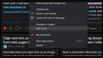 Add comments to web pages in Google Chrome.  Source: Google