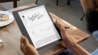 Novo e-reader Kindle Scribe da Amazon. Fonte: Amazon