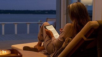 Novo e-reader Kindle Scribe da Amazon. Fonte: Amazon