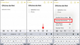 Como digitalizar documentos no aplicativo de notas do iPhone