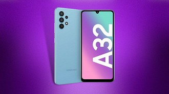 Galaxy A32 4G em oferta imperdível no Magalu (Crédito: Oficina da Net) Fonte: Samsung; Fotógrafo: Divulgação