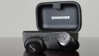 Fone in-ear Bluetooth TWS Sennheiser Momentum True Wireless 3. Fonte: Vitor Valeri