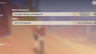 Como remover arquivos de missões concluídas no app Genshin Impact para Android. Fonte: HoYoverse