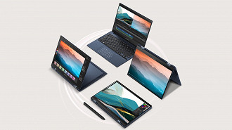 Notebook Zenbook S 13 Flip OLED (BP5302ZA) lançado no Brasil. Fonte: Asus