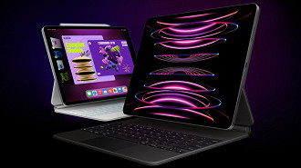 Lançamento do novo tablet Apple iPad Pro (2022) com processador M2. Fonte: Apple Lançamento do novo tablet Apple iPad Pro (2022) com processador M2. Fonte: Apple