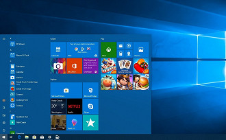O Windows 10 era bem poluído!