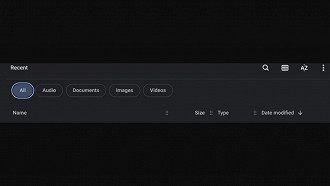 Filtro de arquivos aprimorado no ChromeOS 107. Fonte: Google