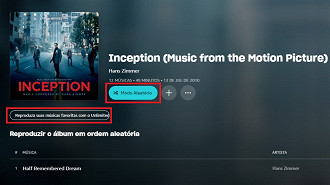 Captura de tela do aplicativo Amazon Music para desktop mostrando as opções atuais que os assinantes do Amazon Prime Music tem. Fonte: Vitor Valeri