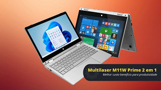 Multilaser M11W Prime 2 em 1