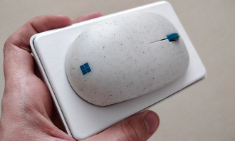 Mouse sem fio Bluetooth Microsoft Ocean Plastic. Fonte: Vitor Valeri