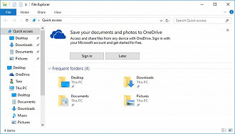 Captura de tela mostrando anúncios de produtos Microsoft dentro do Explorador de Arquivos (File Explorer) do Windows 11 (versão de testes). Fonte: Tero Alhonen (Twitter)