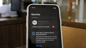 iCloud desativado nos Ajustes do iPhone
