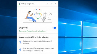 Google lança seu serviço de VPN para computadores com Windows e macOS.