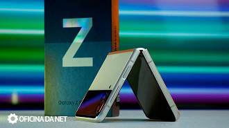 Galaxy Z Flip3 5G (Imagem: Nicolas Muller/Oficina da Net)