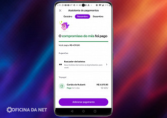 Ativando o assistente de pagamentos - 6 dicas de como utilizar o app Nubank para fazê-lo trabalhar para você. Fonte: Vitor Valeri