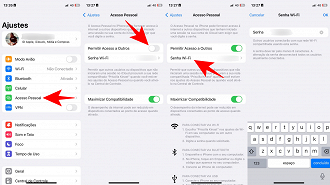 Como ativar o hotspot no iPhone.