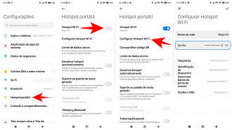 Como ativar o hotspot em um android.