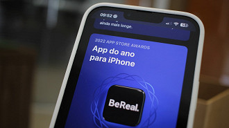 Aplicativos vencedores de 2022 no App Store Awards - Na foto, o app de redes sociais BeReal. Fonte: Oficina da Net