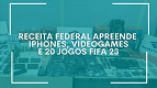 Receita Federal apreende R$ 250 mil em celulares e videogames em Recife