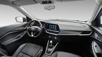 Interface interna da Montana 2023 (Divulgação: Chevrolet)