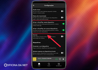 Ative o AutoPlay - 8 Configurações que você precisa mudar agora no seu Spotify. Fonte: Vitor Valeri