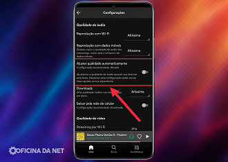 Desative o ajuste automático de qualidade - 8 Configurações que você precisa mudar agora no seu Spotify. Fonte: Vitor Valeri