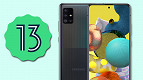 Galaxy A51 5G recebe atualização do Android 13
