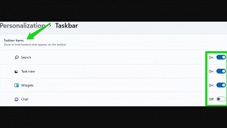 Personalizando a barra de tarefas - 6 configurações que você precisa mudar agora no Windows 11.