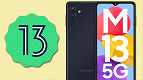 Galaxy M13 5G recebe atualização do Android 13 Galaxy M13 5G recebe atualização do Android 13