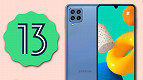 Galaxy M32 recebe versão estável do Android 13 Galaxy M32 recebe versão estável do Android 13