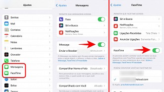 Como desativar iMessage e FaceTime