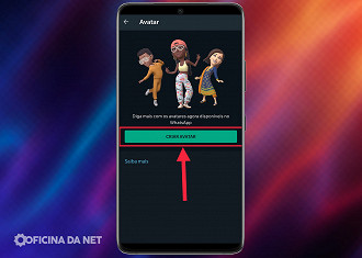 Passo 04 - Como criar um avatar em seu WhatsApp agora. Fonte: Vitor Valeri