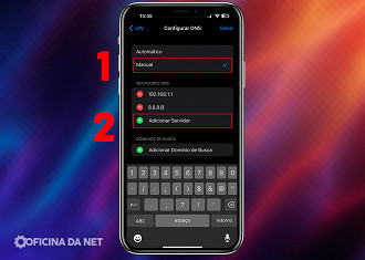 Alterar DNS no iPhone, passo